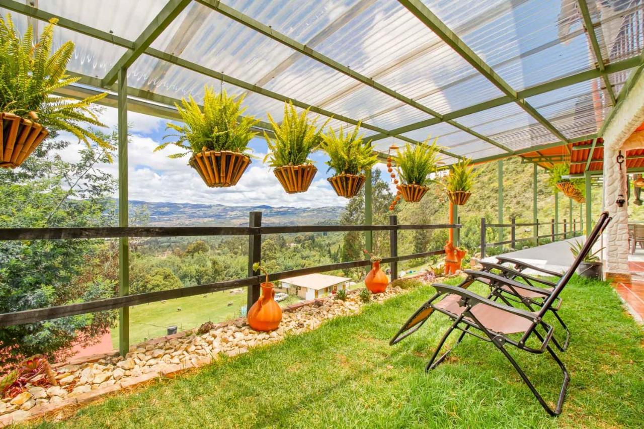 Cabana Tipo Glamping Savieza Life Experience Nemocon Εξωτερικό φωτογραφία